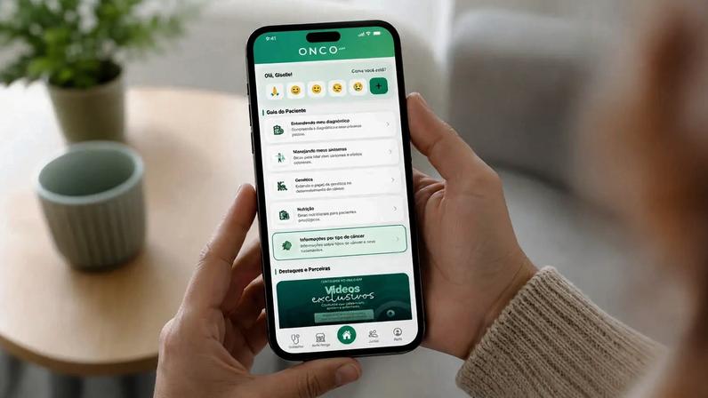 Aplicativo gratuito oferece apoio médico, emocional e informações após câncer