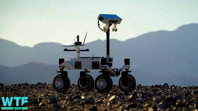 NASA's new prototype rover ERNEST is made to test technologies for moon and mars exploration.