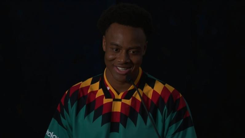 Ouedraogo concede entrevista na seleção da Alemanha