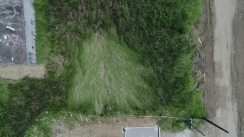 Local em Peruíbe onde um OVNI teria feito um pouso, em imagem de outubro de 2017 • André Rigue e Luna Reis, arquivo pessoal