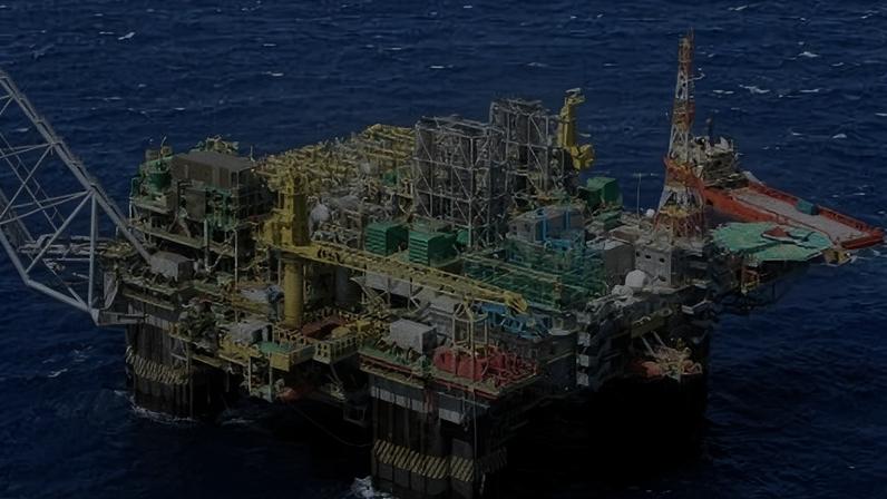 P-52, plataforma da Petrobras na Bacia de Campos, no Rio de Janeiro