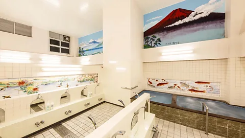 Casa de banhos escondida da era Edo que simboliza Tóquio
