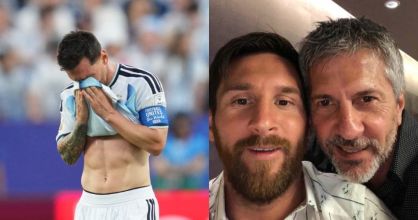 Jornalista afirmou que Messi chorou na estreia da Copa devido à saúde de seu pai