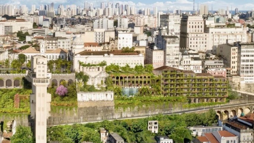 No Centro Histórico de Salvador, Palácio Rio Branco vai ser reinaugurado como hotel de luxo — Foto: Divulgação/Mata Holding