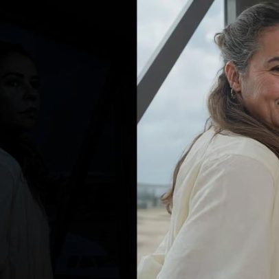 Paolla Oliveira chega à China após viagem de 31 horas
