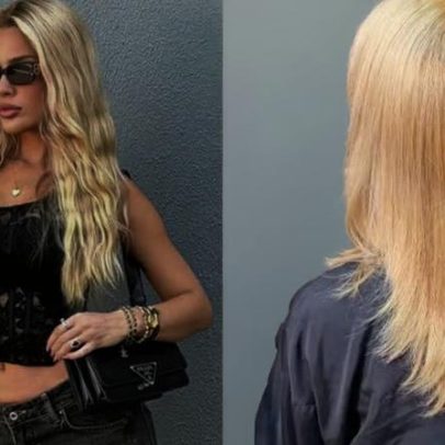 Karoline Lima exibe cabelo natural sem aplique e promete parar após a Copa