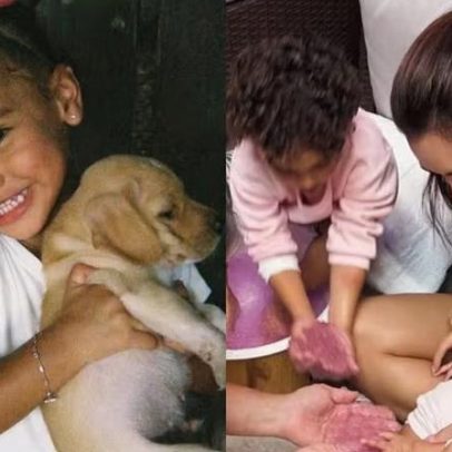 Bruna Biancardi mostra Mavie brincando com animais e fazendo spa