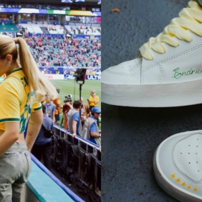 Gabriely Miranda posa com look para jogo do Brasil e presta homenagem a Endrick