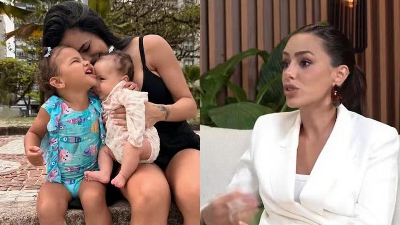 Bruna Biancardi é mãe de Mavie e Mel — Foto: Reprodução/ Instagram | YouTube - Tatá Fersoza