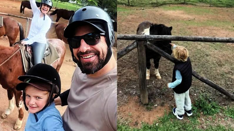 Fernanda Vasconcellos aproveita viagem em família — Foto: Reprodução/ Instagram