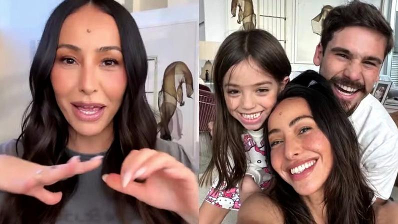 Sabrina Sato e Zoe com Nicolas Prattes — Foto: Reprodução/Instagram