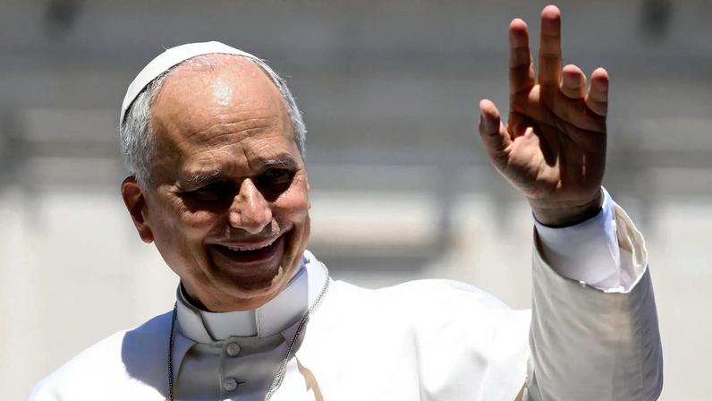 O papa Leão XIV na audiência de 27 de maio, quando pediu aos padres que respeitem as normas litúrgicas.