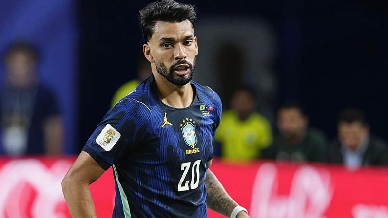 Lucas Paquetá em ação durante Brasil x Haiti, duelo da Copa do Mundo