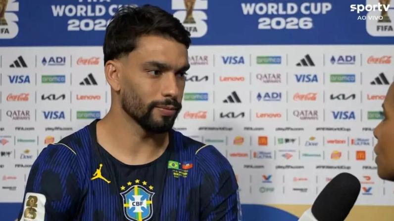 Paquetá fala sobre a primeira vitória do Brasil na Copa