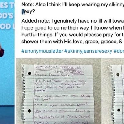 Pastor criticado por usar jeans justos; resposta dele viraliza