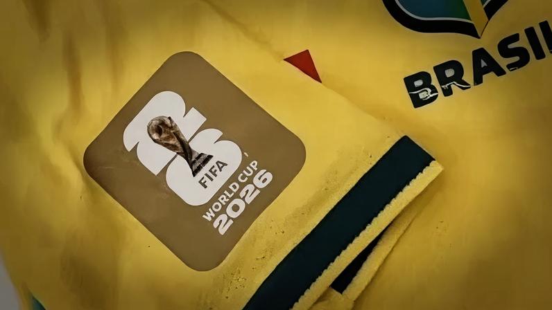Brasil estreia patch dourado na Copa do Mundo