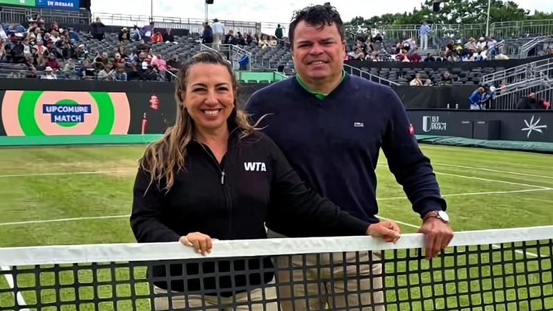 Paula Vieira e Fábio Souza, árbitros brasileiros no torneio de 's-Hertogenbosch em 2026