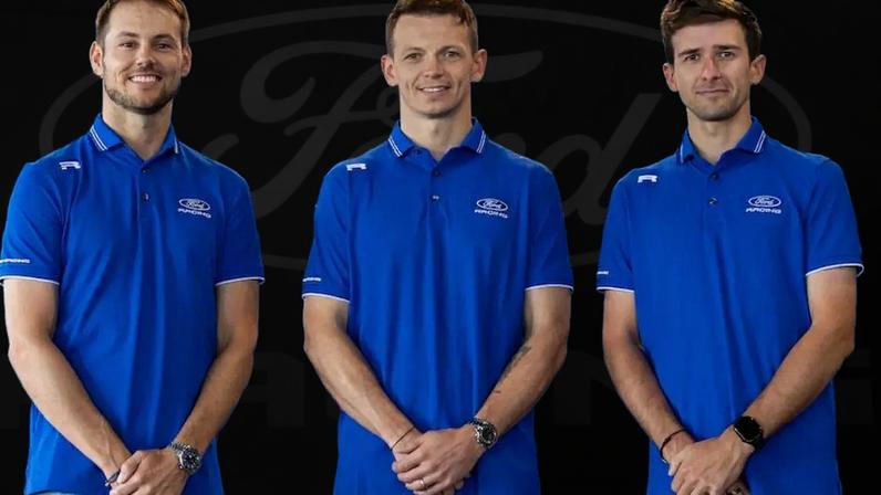 Tom Blomqvist, Nick Yelloly e Matt Campbell anunciados pela Ford em Le Mans