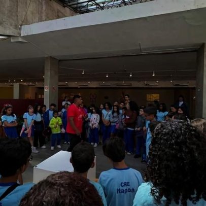 Estudantes de Itapoã visitam mostra Constelações Contemporâneas