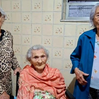 Trio de irmãs brasileiras é o grupo mais velho do mundo, somando 316 anos