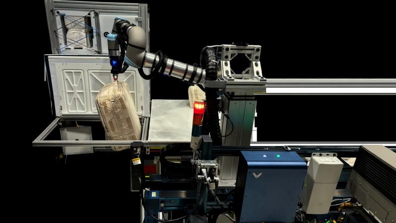 In the Integrated Mobile Evaluation Testbed for Robotics Operations facility at Johnson Space Center, PickNik robotic control software proved its prowess in tasks like passing cargo transfer bags through a hatch and placing them in storage bins, in anticipation of work NASA would like robots to carry out during the later Artemis missions.