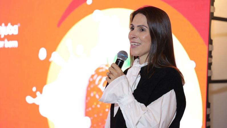 Lisiane Campos, diretora de marketing da Piracanjuba, durante lançamento da 5ª edição da revista Nosso Meio Brasília