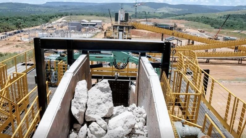 Usina de produção de lítio em Minas Gerais