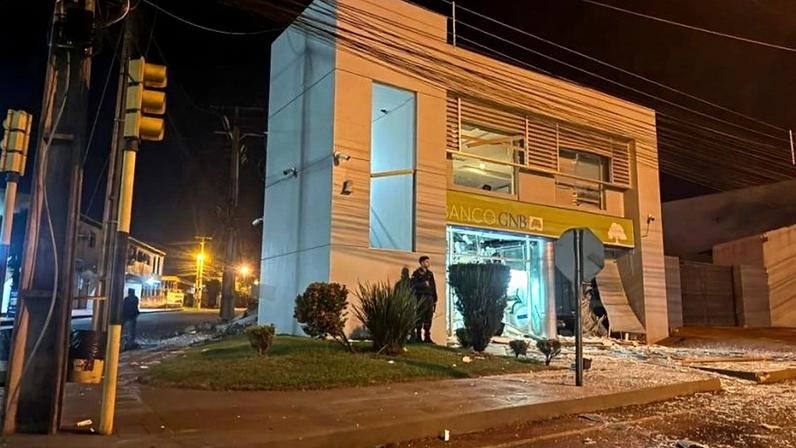 Um dos bancos atacados