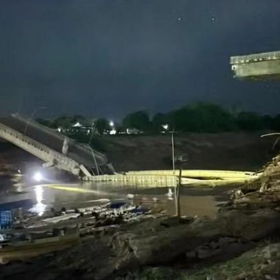 Ponte inaugurada em 2023 desaba no Acre e deixa ao menos 4 feridos