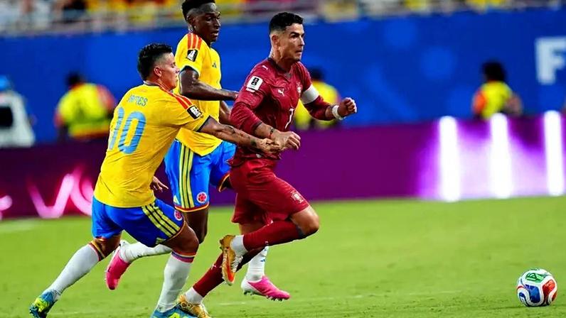 Portugal e Colômbia ficaram na igualdade por 0 a 0