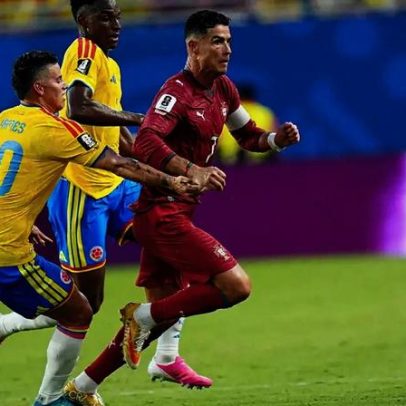 Portugal e Colômbia empatam sem gols e avançam ao mata-mata