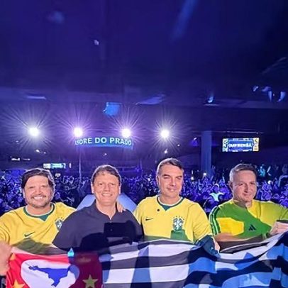 Flávio promete medidas radicais na segurança pública em evento