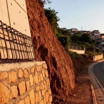 Ponte Nova altera contrato de R$ 3,8 milhões para contenção de encostas