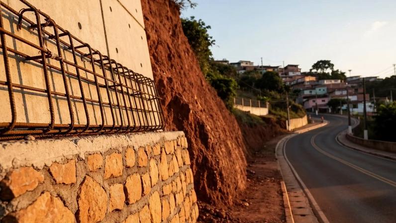 Prefeitura de Ponte Nova altera contrato de R$ 3,8 milhões para obra de contenção de encostas