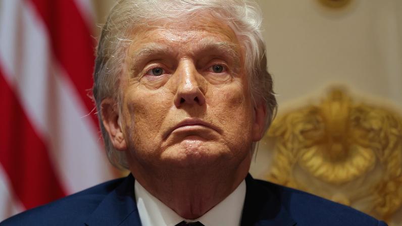 Presidente dos Estados Unidos, Donald Trump durante coletiva - Metropoles