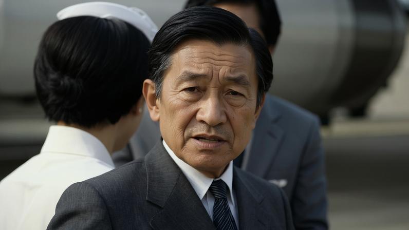 Imagem colorida mostra o príncipe do Japão Akihito - Metrópoles