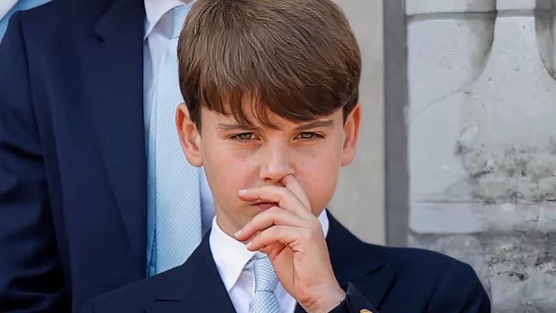 Príncipe Louis, caçula de William e Kate Middleton, no Trooping the Colour