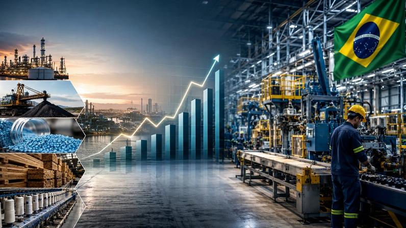 Produção industrial cresce 0,7% em abril e supera expectativas