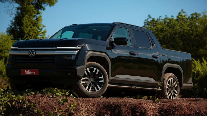 Nova Volkswagen Amarok antecipada em projeção