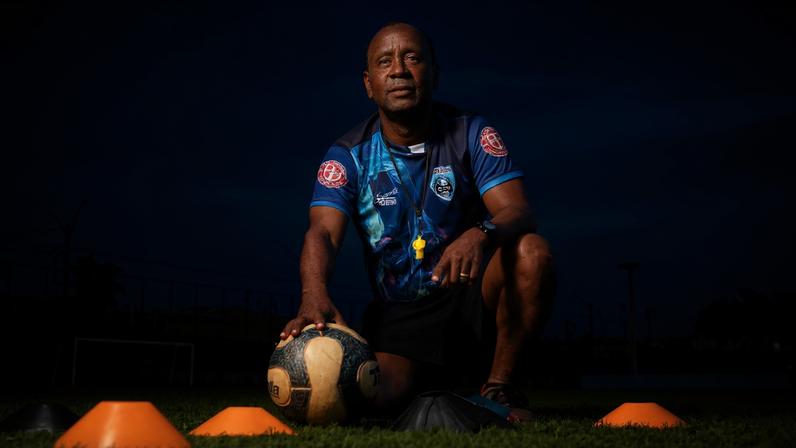 Sérgio Gonçalves lembrou, com orgulho, o início da trajetória do atacante