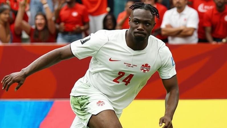 Promise David fez o gol de honra do Canadá no jogo que o levou para os Estados Unidos