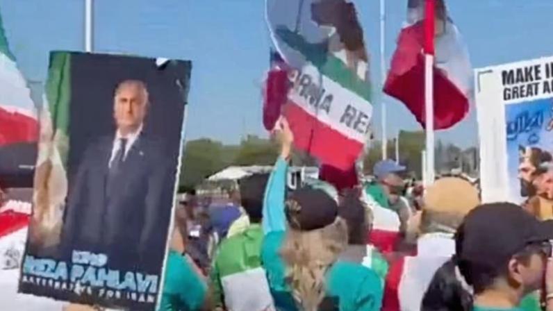 Protesto iraniano em Los Angeles