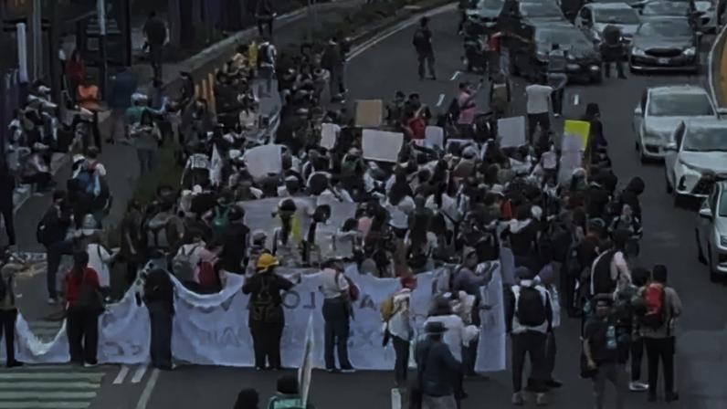Protestos no México