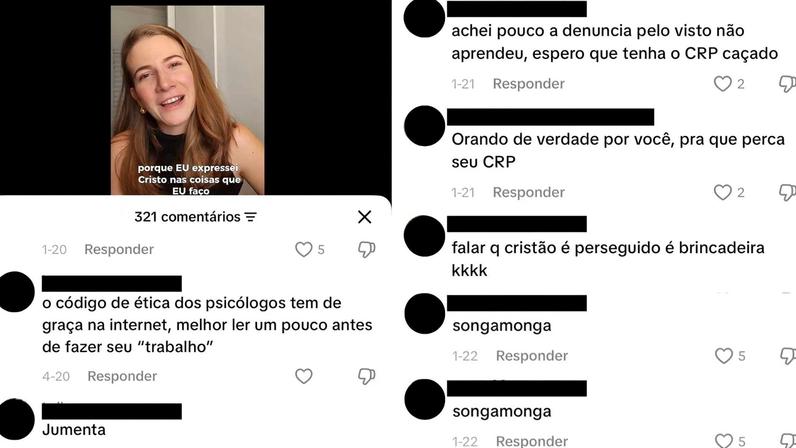 Após ser notificada por um Conselho Regional de Psicologia, Gisele publicou um vídeo em seu Instagram que gerou grande repercussão entre colegas que estavam na mesma situação, mas trouxe também muita hostilidade. (Foto: Reprodução/Instagram/giselecamps)