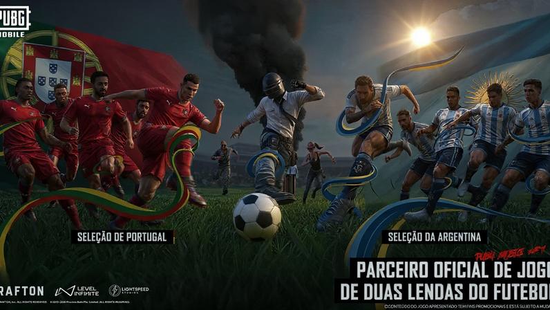 PUBG Mobile traz seleções nacionais para dentro do jogo na temporada Flame on Football