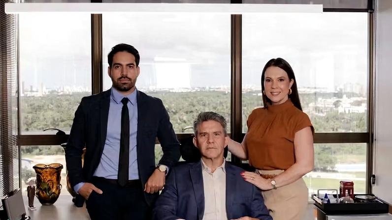 Higor Brito (esq), Fábio Câmara e Silvia Albertin compõem a diretoria da Click Laudos — Foto: Foto- Shayane Brito