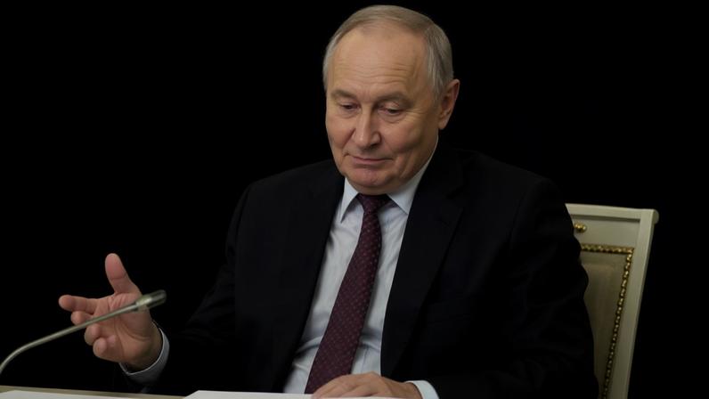 O presidente da Rússia, Vladimir Putin, em Moscou, na Rússia, em 26 de fevereiro de 2026