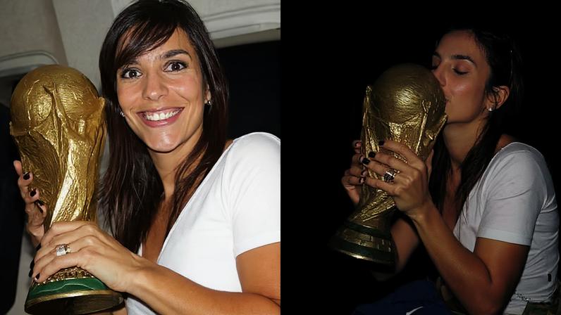 Ivete Sangalo publica fotos antigas em clima de Copa do Mundo