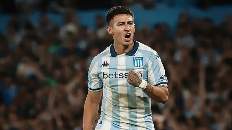 Gabriel Rojas pelo Racing (Foto: Reprodução)