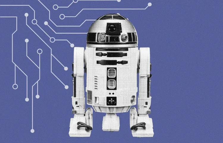 R2-D2: Jensen Huang quer que computadores se pareçam mais com droide de Star Wars (Montagem/EXAME)